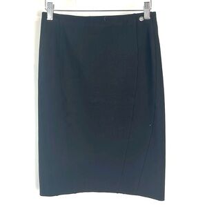 Escada Sport Reco Black Ponte Pencil Skirt